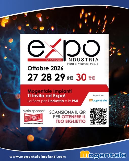Vi aspettiamo dal 27 al 30 ottobre a EXPO INDUSTRIA 2026